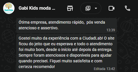 Depoimento de GabiKids